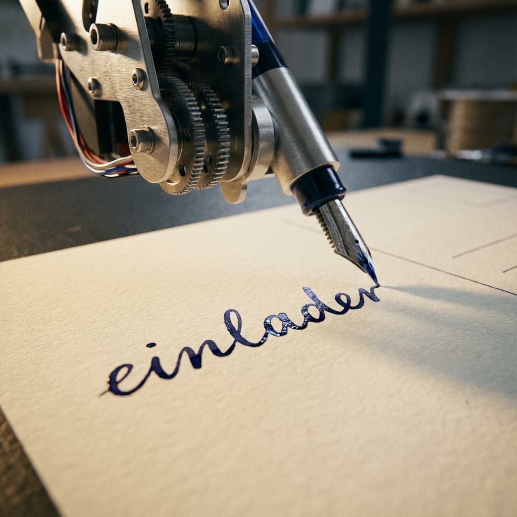 Pen Plotter vs. Laser Print: How Authentic Handwriting Works